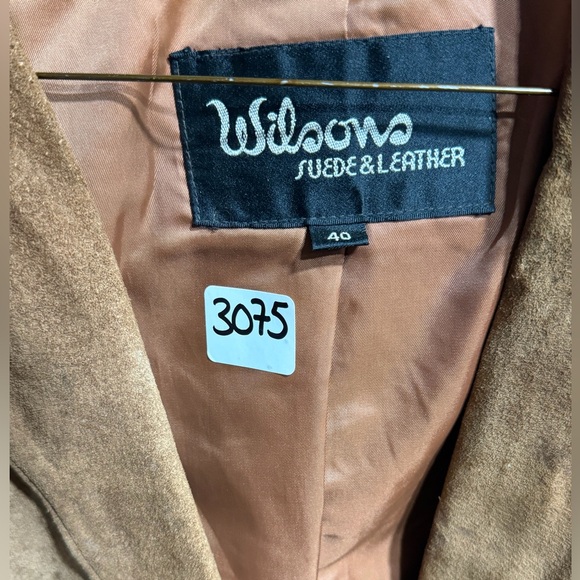 #3075-Wilson Brown Suede Men's Jacket - Picture 3 of 4